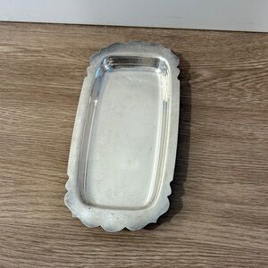 Silver Rectangular Tray